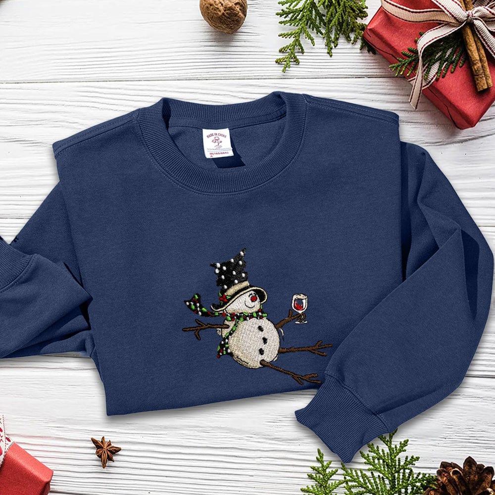 Customized Christmas Element Hoodie | Unique Embroidery, Make This Christmas Even More Special!