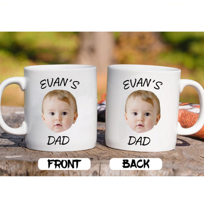 Taza de fotos de cara de bebé personalizada