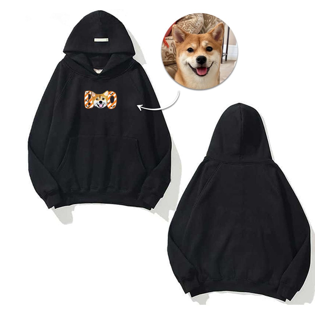 Custom embroidery personalized Halloween BOO pet custom men and women retro street couple sportswear