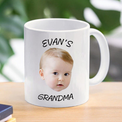 Taza de fotos de cara de bebé personalizada