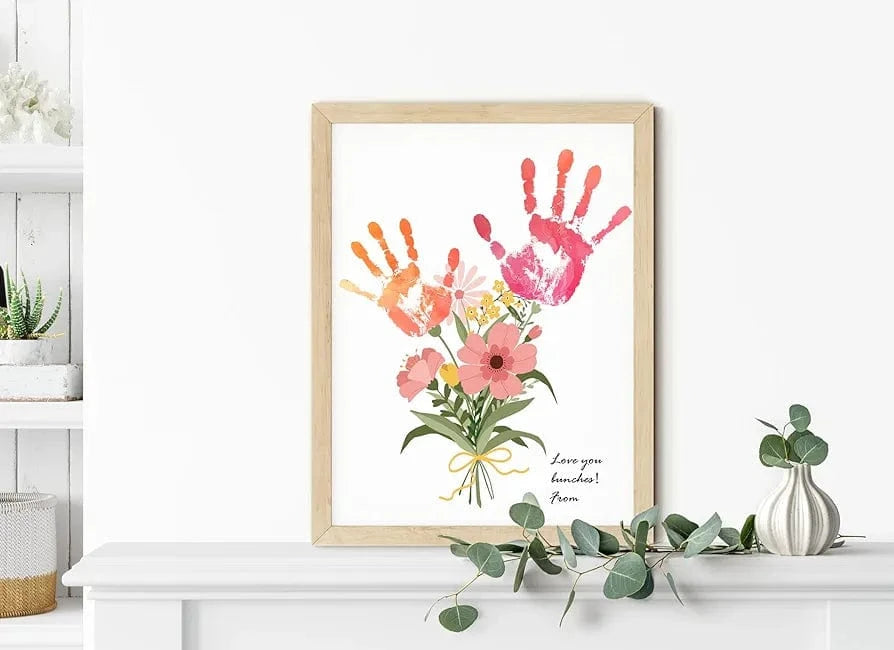 Flower Bouquet Handprint Art Kit