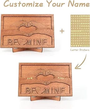 Personalized Valentine's Day Wood Plaque