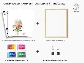 Flower Bouquet Handprint Art Kit