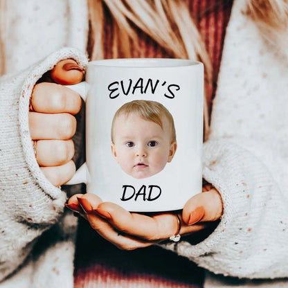 Personalisierte Tasse mit Babygesichtsfoto