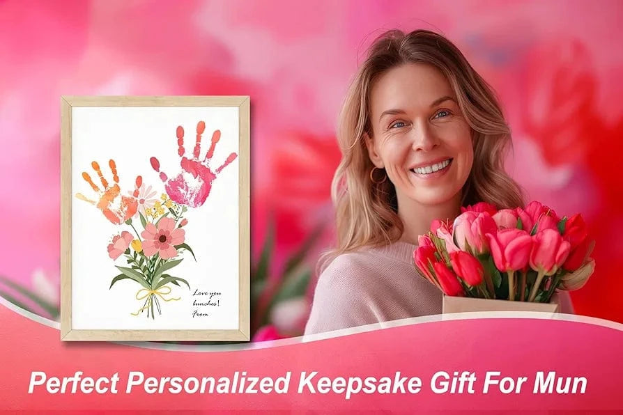 Flower Bouquet Handprint Art Kit