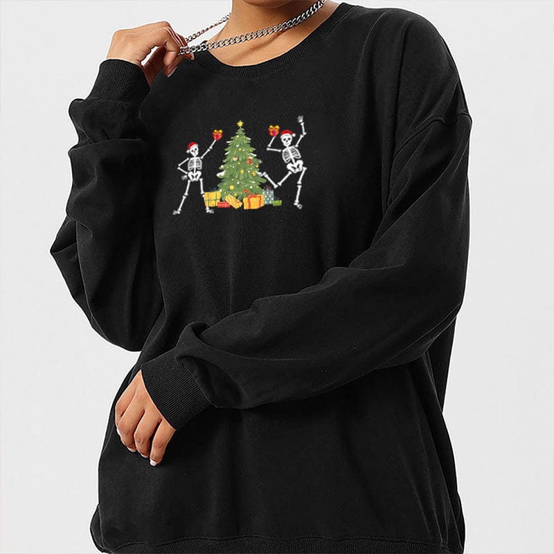 Unique Skull Embroidered sweatshirt - Perfect Christmas Gift - Fall Collection for Trendsetters in Europe and America