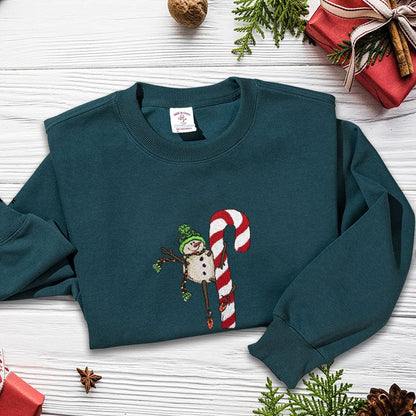 Customized Christmas Element Hoodie | Unique Embroidery, Make This Christmas Even More Special!