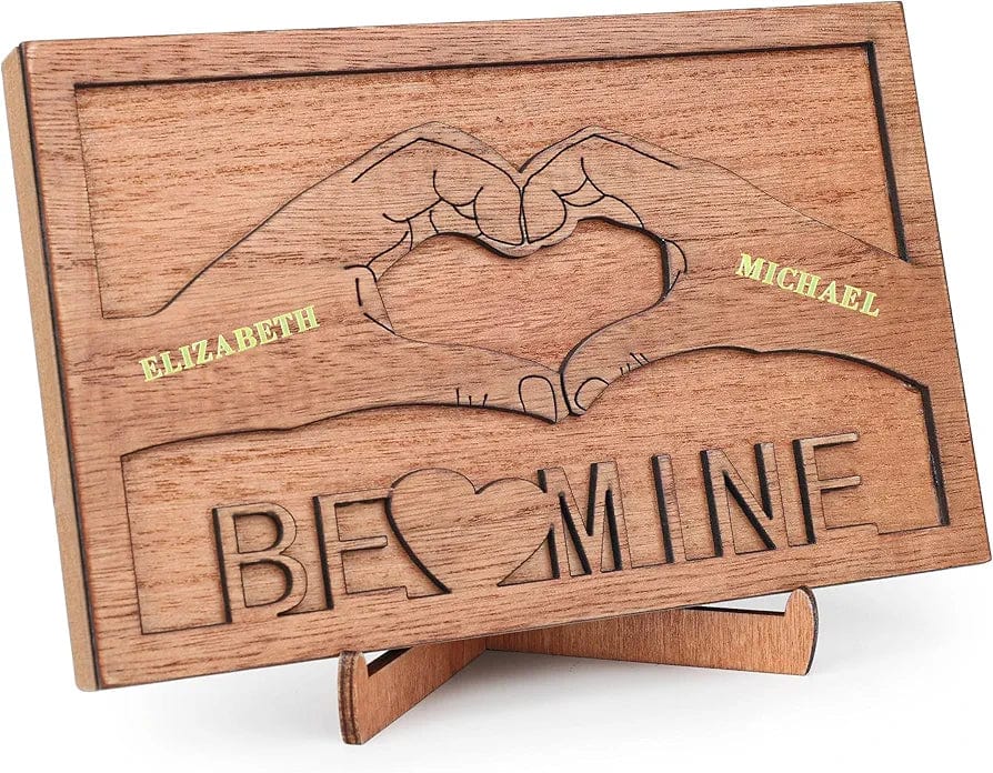 Personalized Valentine's Day Wood Plaque