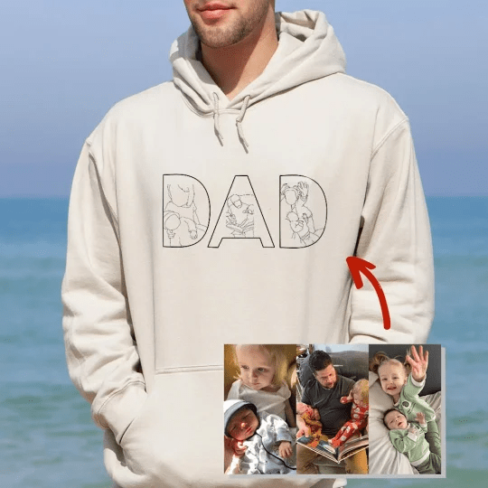 Best Dad Ever Embroidered Sweatshirt - Gifts for Dad, Papa, Daddy and Grandpa