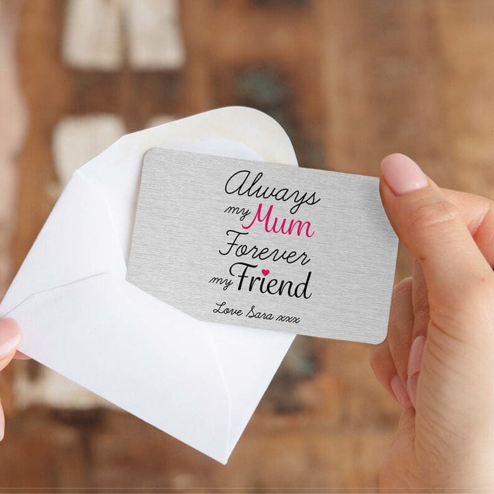 Customized Wallet Metal card for Mom