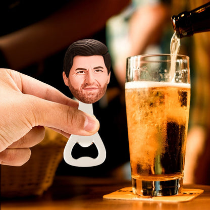 Custom Dad Face Bottle opener Personalized fun bottle opener best man gift