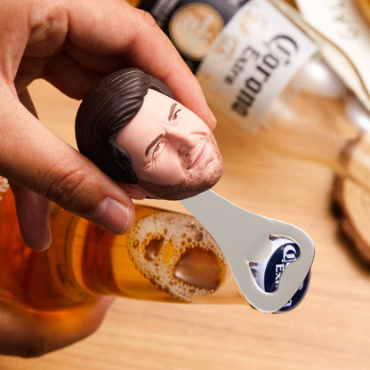 Custom Dad Face Bottle opener Personalized fun bottle opener best man gift