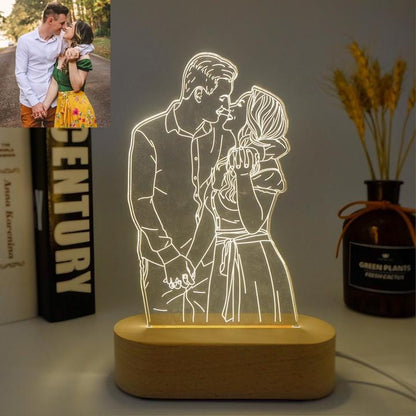 Regalo per lampada d'amore personalizzata