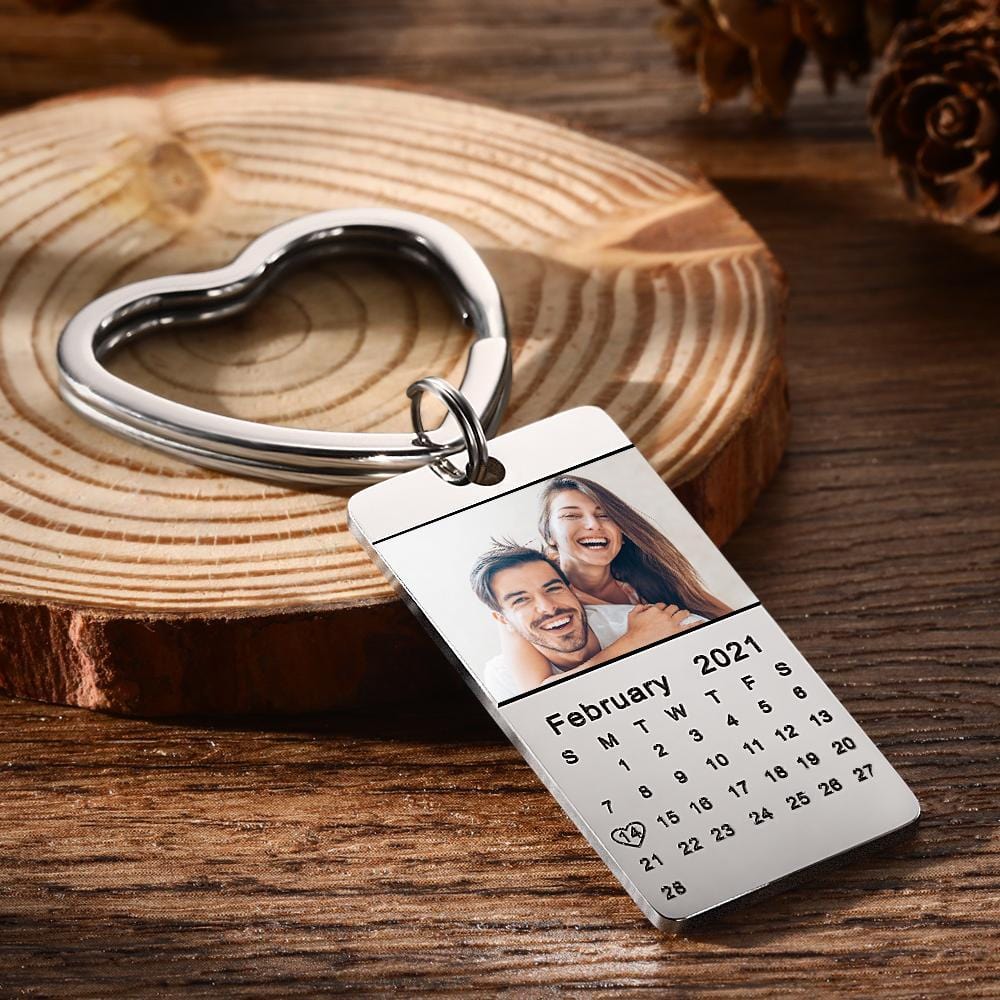 Custom Photo Keychain Calendar Keychain