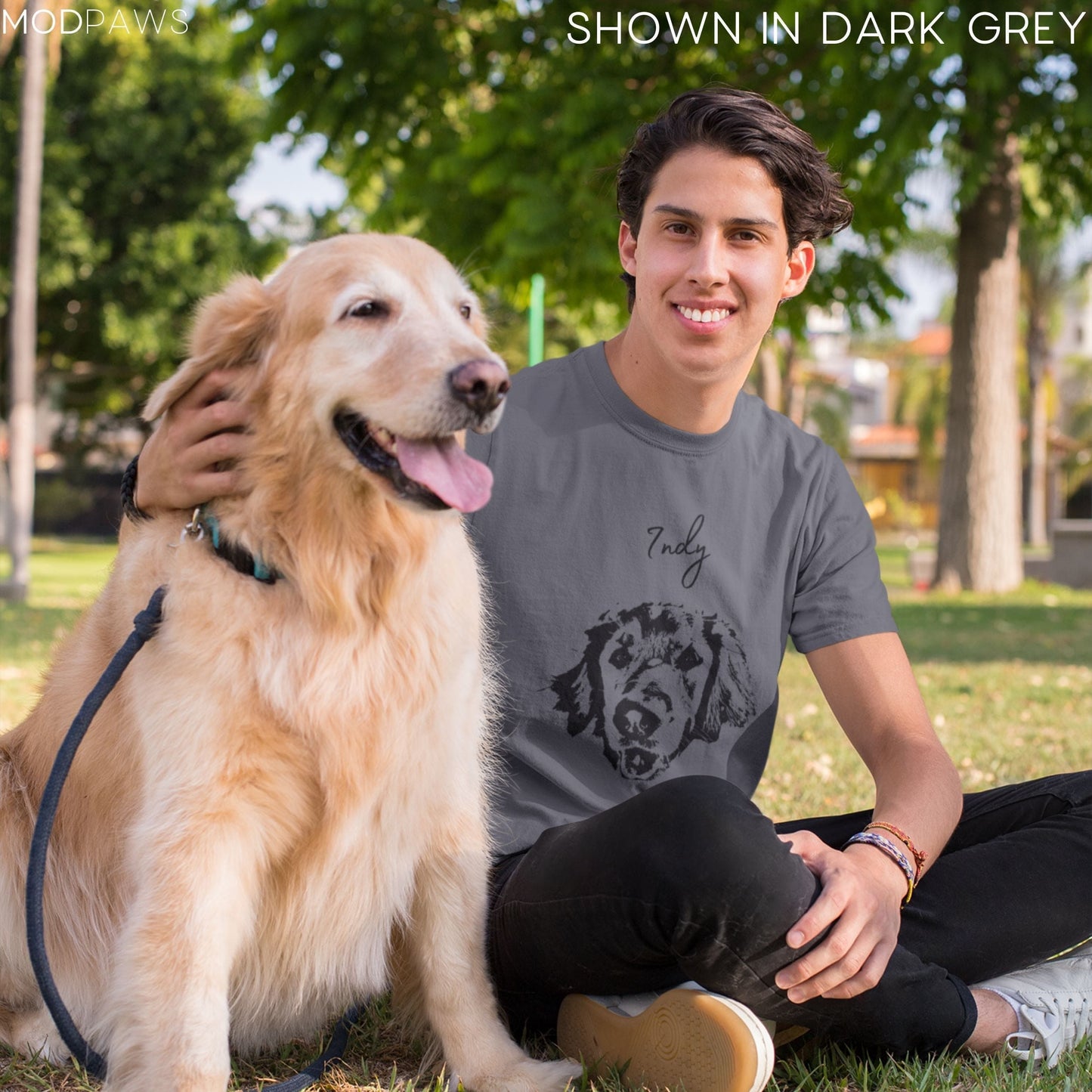 Camisa de mascotas personalizada - Foto de mascota + nombre